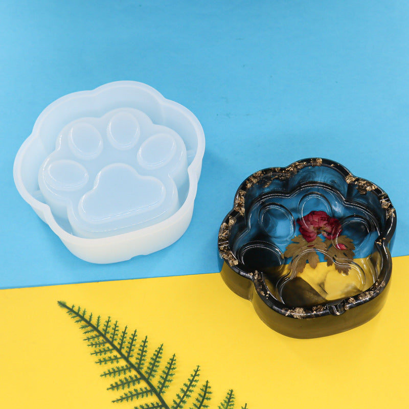Medium Cat Paw Ashtray Silicone Mold | DIY Resin & Epoxy Craft