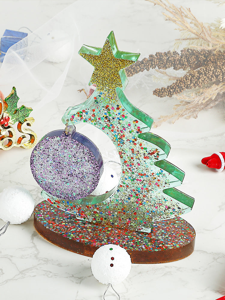2-in-1 Christmas Tree Ornament & Frame Mold Set