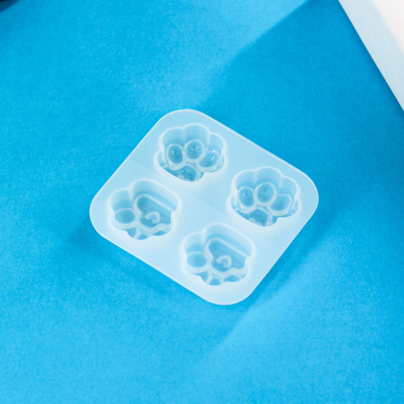 4-in-1 Mini Cat Paw Mold Set | All Glossy & Adorable