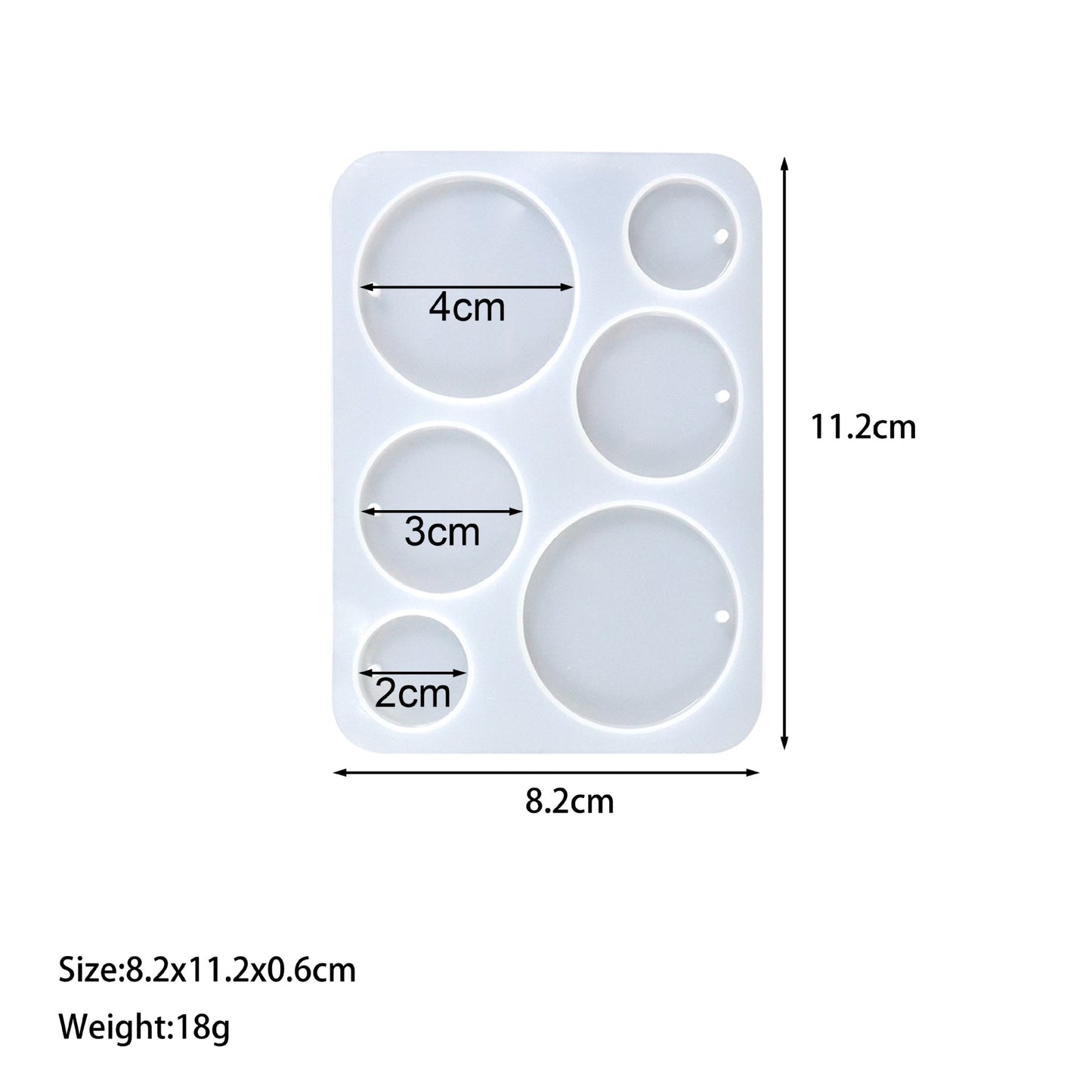 12-in-1 Earring & Pendant Silicone Mold Set | Geometric & Nature Designs