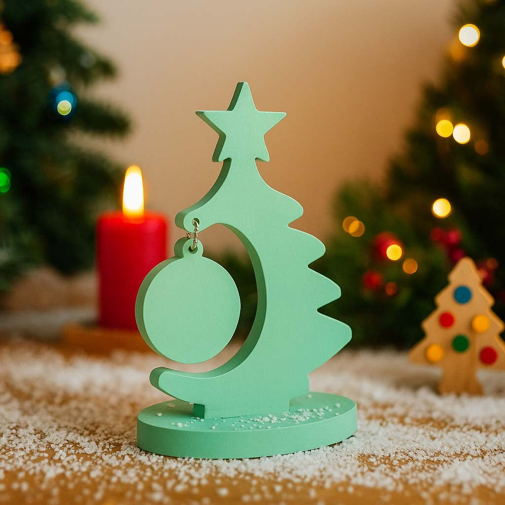 2-in-1 Christmas Tree Ornament & Frame Mold Set