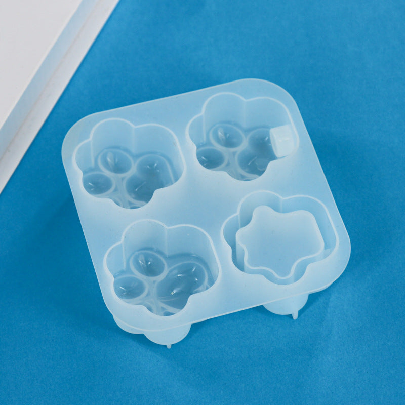 4-in-1 Advanced Cat Paw Mold Set | Flow Sand & LED Effects