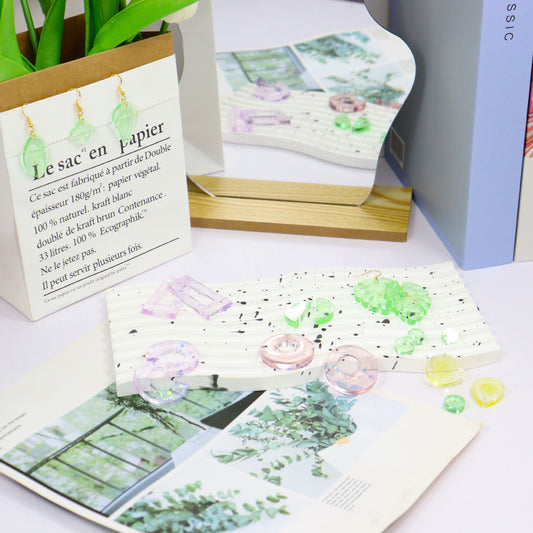 12-in-1 Earring & Pendant Silicone Mold Set | Geometric & Nature Designs