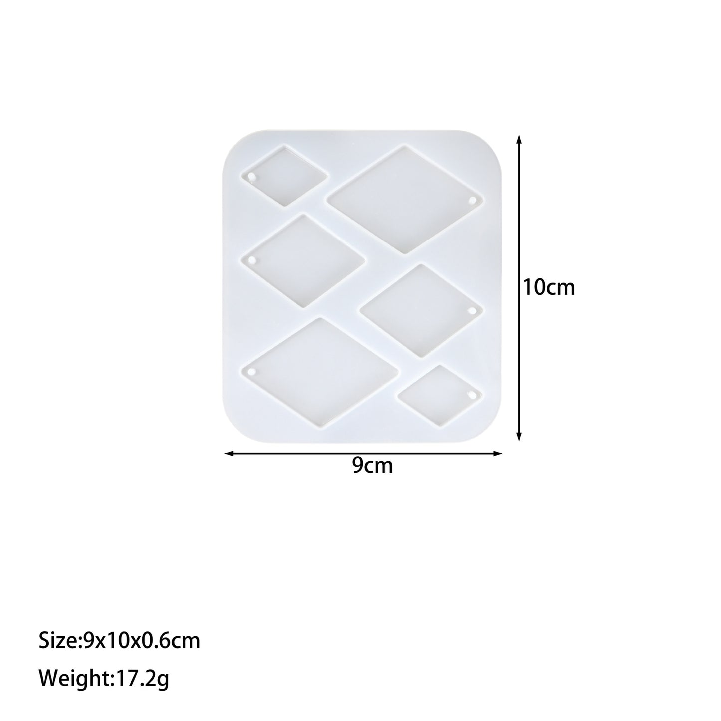 12-in-1 Earring & Pendant Silicone Mold Set | Geometric & Nature Designs