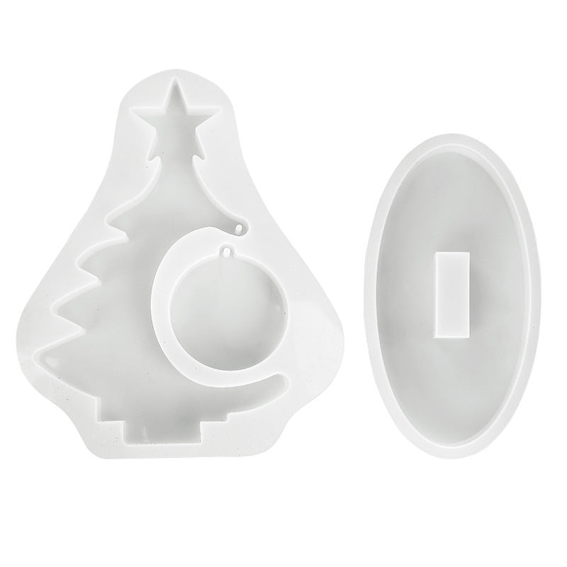 2-in-1 Christmas Tree Ornament & Frame Mold Set