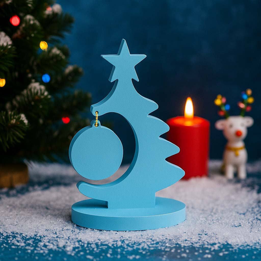 2-in-1 Christmas Tree Ornament & Frame Mold Set